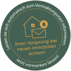 Button Vermarktungsinfo, automatisch informieren! Vermarktungsstart