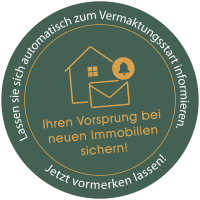 Button Vermarktungsinfo, automatisch informieren! Vermarktungsstart