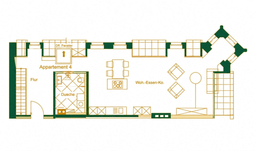 Wohnungsgrundriss