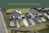 Visualisierung einer möglichen - 1.240 m² Baugrundstück | Bauvorbescheid für 2 Ein-/Zweifamilienhäuser | Herford-Eickum