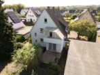 Drohnenaufnahme - Hiddenhausen-Sundern: Ein-/Zweifamilienhaus mit großzügigem Garten in ruhiger Lage