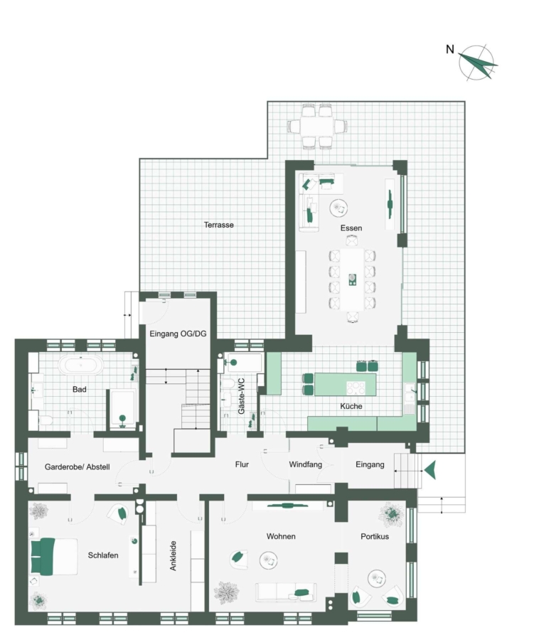 Wohnungsgrundriss