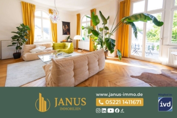 Wohnen am Stiftberg: Kernsanierte Jugendstilwohnung | 123 m² | 2 Balkone | exklusiv, 32049 Herford, Etagenwohnung