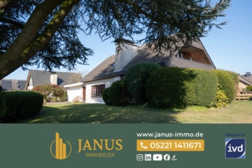 Viel Platz für neue Wohnideen: Freistehendes Familienhaus mit großem Grundstück & Doppelgarage, 32120 Hiddenhausen, Einfamilienhaus