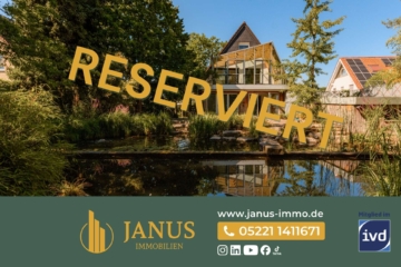 Bezugsfreies Zweifamilienhaus mit Schwimmteich, Wintergarten und parkähnlichem Grundstück, 33729 Bielefeld / Altenhagen, Mehrfamilienhaus